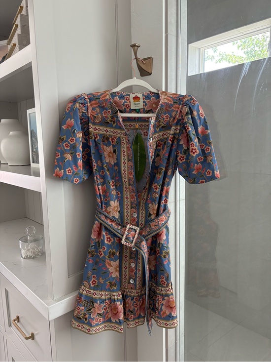 FARM Rio Dresses & Skirts - FARM Rio Button-Front Belted Mini Dress